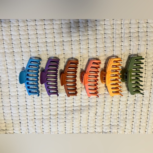 Accessories - Colorful Hair Claw Clips Set